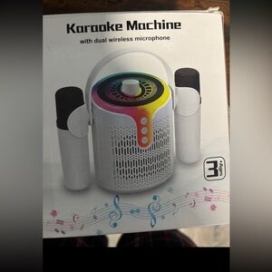 Light up karaoke machine